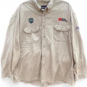 Bulwark FR | Duke Energy Work Shirt | Flame-Resistant | XL-LN | Worn